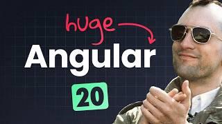 Angular 20 is out and you can't avoid it anymore...