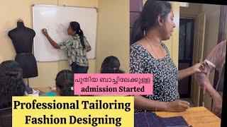 Professional Tailoring course admission started online and offline