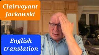 Before the Crash. English CC. Polish clairvoyant Krzysztof Jackowski's predictions