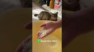check out real litter review from Dundun #cat #catsupplies #catlover #wonderlitter #michu #catlitter