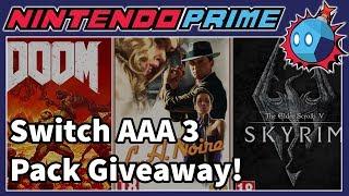 Nintendo Switch AAA 3 Pack Giveaway!