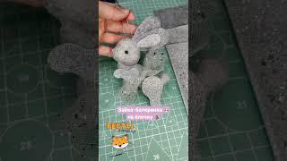 Зайка балерина на ёлочку / Символ 2023 года своими руками / Зайка из фетра / DIY Felt Bunny #зайка