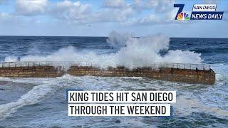 Fri. Nov. 15 | King tides hit San Diego beaches thanks to supermoon | NBC 7