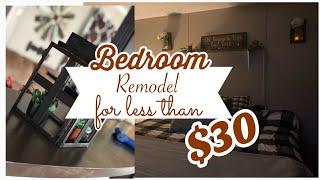 Mobile Home Bedroom Remodel & Tour for less than $30 | BEDROOM TOUR | DIY BEDROOM ON A BUDGET