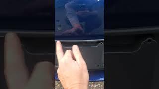 How to install front license plate on Tesla Model Y. #shorts #tesla