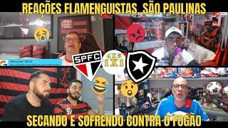 REAÇÕES FLAMENGUISTAS, TRICOLORES em SÃO PAULO 1(4) x 1(5) BOTAFOGO na LIBERTADORES - VAMOS RIR?!