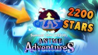 OPENING 2200 SUMMER STAR CAPSULES* CAN WE GET A SECRET SHINY ROGER? [️SUMMER] Anime Adventures