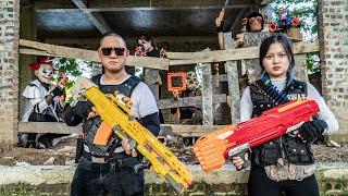 LTT Nerf Mod :The Ultimate Guide to Police Warriors Winning Nerf Wars Masked Criminals!