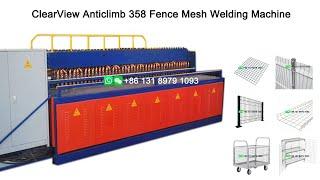 ClearView Anticlimb 358 Fence Mesh Welding Machine #358FenceMachine #ClearViewFenceMachine #Machine