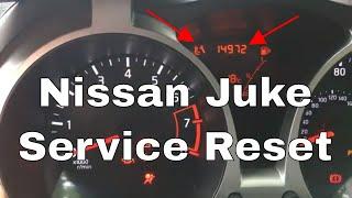 Nissan Juke Service Light Reset 2015 Spanner Light