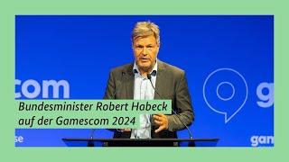 Bundesminister Robert Habeck auf der Gamescom 2024