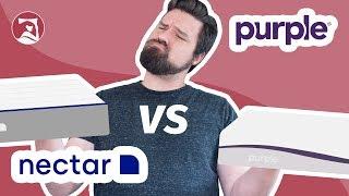 Purple Vs Nectar Mattress Comparison - Not An Easy Decision!