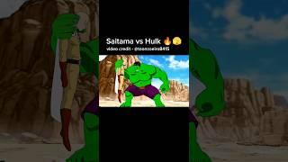 Saitama vs hulk | saitama badass moments #shorts #anime #saitama #hulk #edit #badass #moments