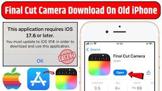 Download Final Cut Pro Camera on Old iPhone | Install Final Cut Camera iOS 16/15/12 | Final Cut iOS