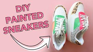 DIY Painted Sneakers | The Pretty Life Girls