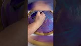 Painting with Color Shift on Lazy Susan #SHORTS