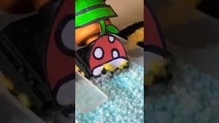 Tufting a Dry Bones Koopa Troopa Rug from Mario (ASMR)
