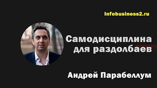 Cамодисциплина для раздолбаев. Андрей Парабеллум (05.01.2014) [Вебинары]