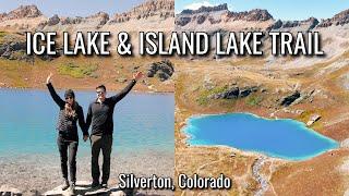 Hiking Ice Lake Trail & Island Lake Trail Near Silverton, Colorado -San Juan Mountains Colorado Hike