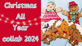 #christmasallyearcollab2024 Santa and Girl gingy #paperdolls4poet