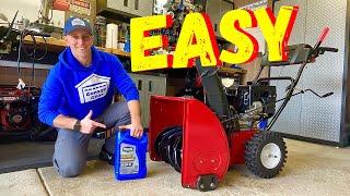 HOW TO DO AN OIL CHANGE ON A CRAFTSMAN SNOWBLOWER (Ever Changed Before?)