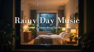 放鬆的睡眠音樂，伴隨著窗外的雨聲，緩解壓力Relaxing Sleep Music with Rain Sounds on Windows, Stress Relief