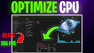 OPTIMIZE Your CPU For Gaming & Performance (BOOST FPS & FIX Stutters)