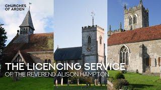 Rev. Alison Hampton's Licensing Service | Churches of Arden