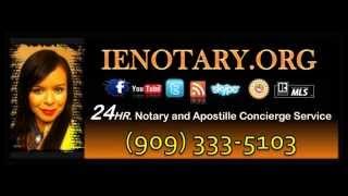 Mobile Notary in Riverside, Gladys Jeannette, (909) 333-5103