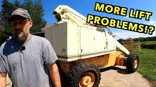 Broken Boom Lift. Diagnosing & Rebuilding The Master Cylinder. JLG 80 HX