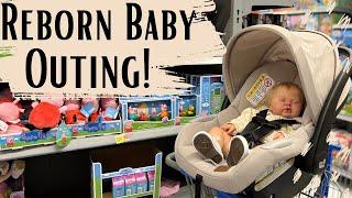 REBORN BABY Outing to WALMART and SAMS | Shopping with Reborn Doll #reborn #shopping