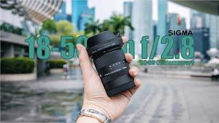 Sigma 18-50mm f/2.8 DC DN C lens 10Bit 4K Video test (Shot it on A7IV in Singapore)