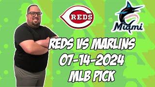 Cincinnati Reds vs Miami Marlins 7/14/24 MLB Pick & Prediction | MLB Betting Tips