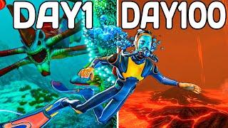 I Played 100 Days Of Subnautica Scared Of Water!