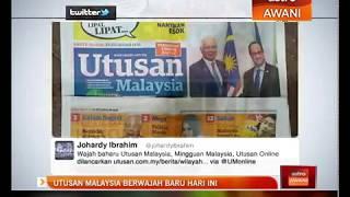 Utusan Malaysia berwajah baru hari ini