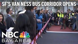 SF's First Rapid Transit Corridor Opens Along Van Ness Avenue