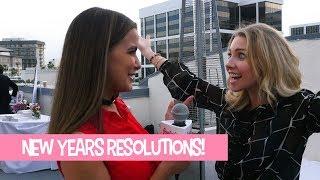 New Years Resolutions at the Pre Golden Globe Gifting Lounge! | FanlalaTV