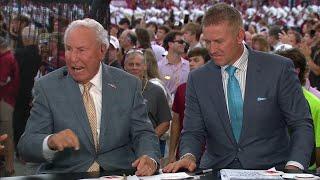 Lee Corso's headgear pick for South Carolina vs. LSU with Dawn Staley | College GameDay