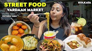 Kolkata's Veg Street Food | Victoria Vada, Cheesy Maggi, loaded Sandwich & more | Vardaan Market