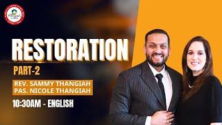  1030am English || Sunday Service || Pas. Sammy Thangiah || FGAG CHURCH || Indiranagar