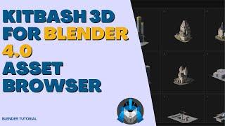 How to Set up Kitbash 3D and Kitbash Cargo in Blender 4 0 asset browser