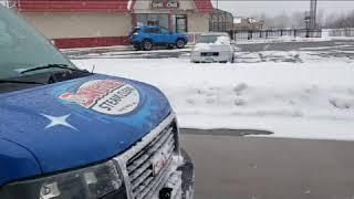 Cleaning Super Soiled Commercial carpets in the snow