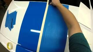 MoProAuto 2015-2018 Challenger Rally Racing Stripes Vinyl Graphics Installation - Part2