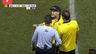 Maradona Sent Off After Trying To Punch Opposition Manager And Exit In Style 