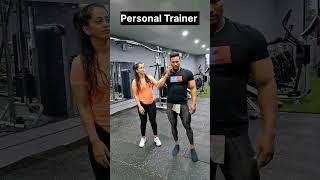 Personal trainer vs Normal trainer  #shorts #gym #trainer