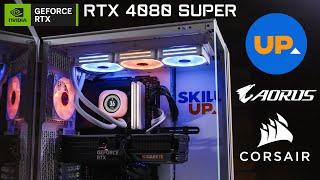 GIGABYTE RTX 4080 SUPER @SkillUp themed GIVEAWAY PC BUILD powered by @AORUS|@NVIDIAGeForce|@corsair