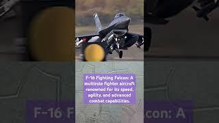 F-16 Fighting Falcon #fighter #aircraft #speed #agility #fighterplain #avation