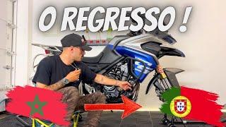 REGRESSO DE MARROCOS  + UPDATE DA MOTO