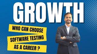 Who can choose software testing as a career l can we get a testing job as a fresher.