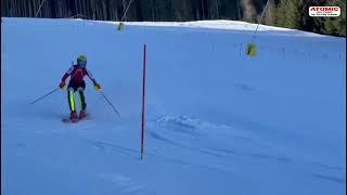 Slalom training with our Paul Graller  #weareskiing #juniorstochampions @atomic